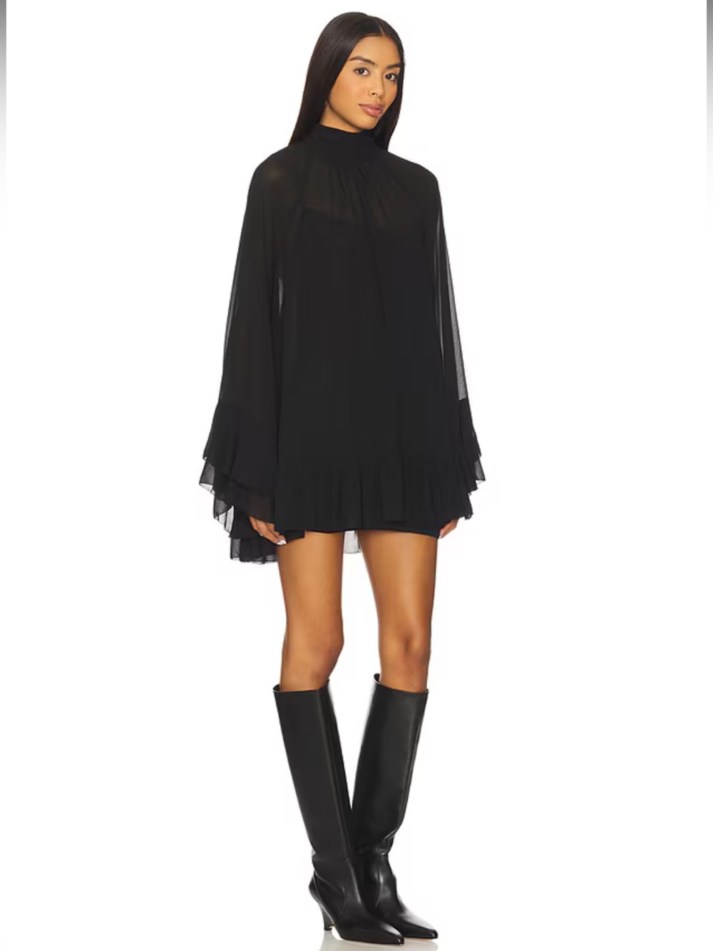 NWT! Stone Cold Fox x REVOLVE Nelly Mini Dress in Black - Picture 2 of 7
